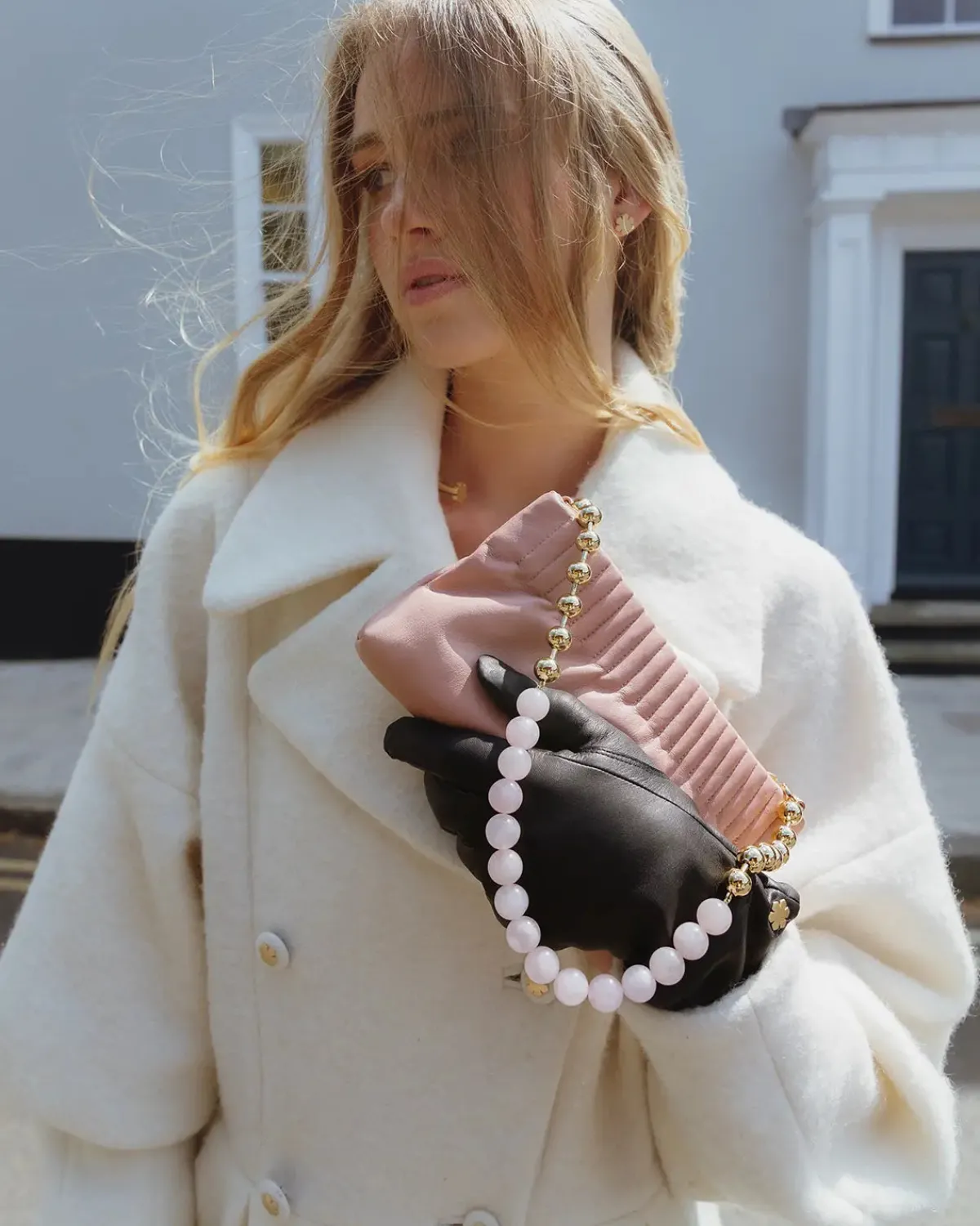 CRYSTAL TASKEKÆDE – ROSENKVARTS<Randers New